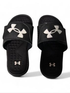 Under Armour Boys' Ignite Pro Slide, Black